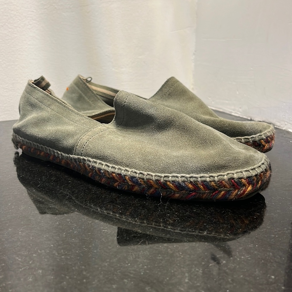 Olive green Castaner espadrilles